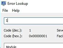 Free Download Error Lookup